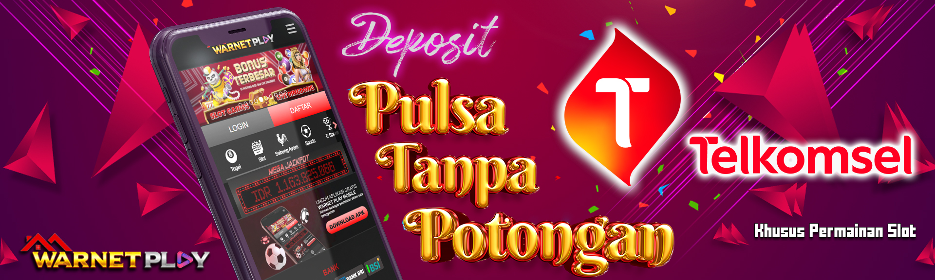 VIA PULSA TANPA POTONGAN